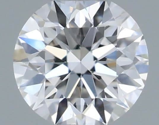 IGI 0.19 Ct D VVS2 Ideal Cut Round Diamond